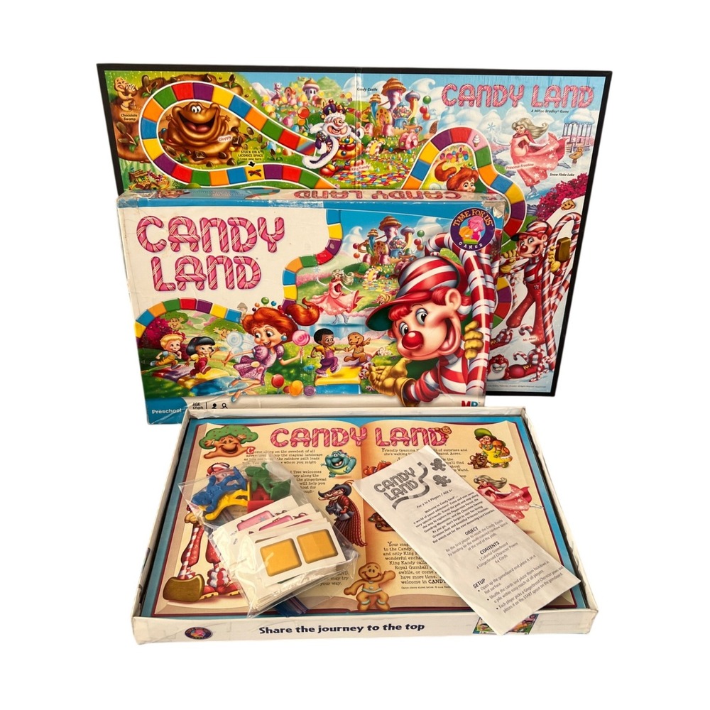 Candy Land Board Game 2005 Milton Bradley Vintage 04700 Preschool Game Complete